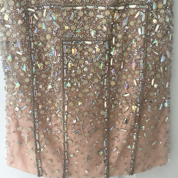 Blinged out Cocktail-Special Occasion / homecoming Dress by Blush size 6 - Picture 6 of 9